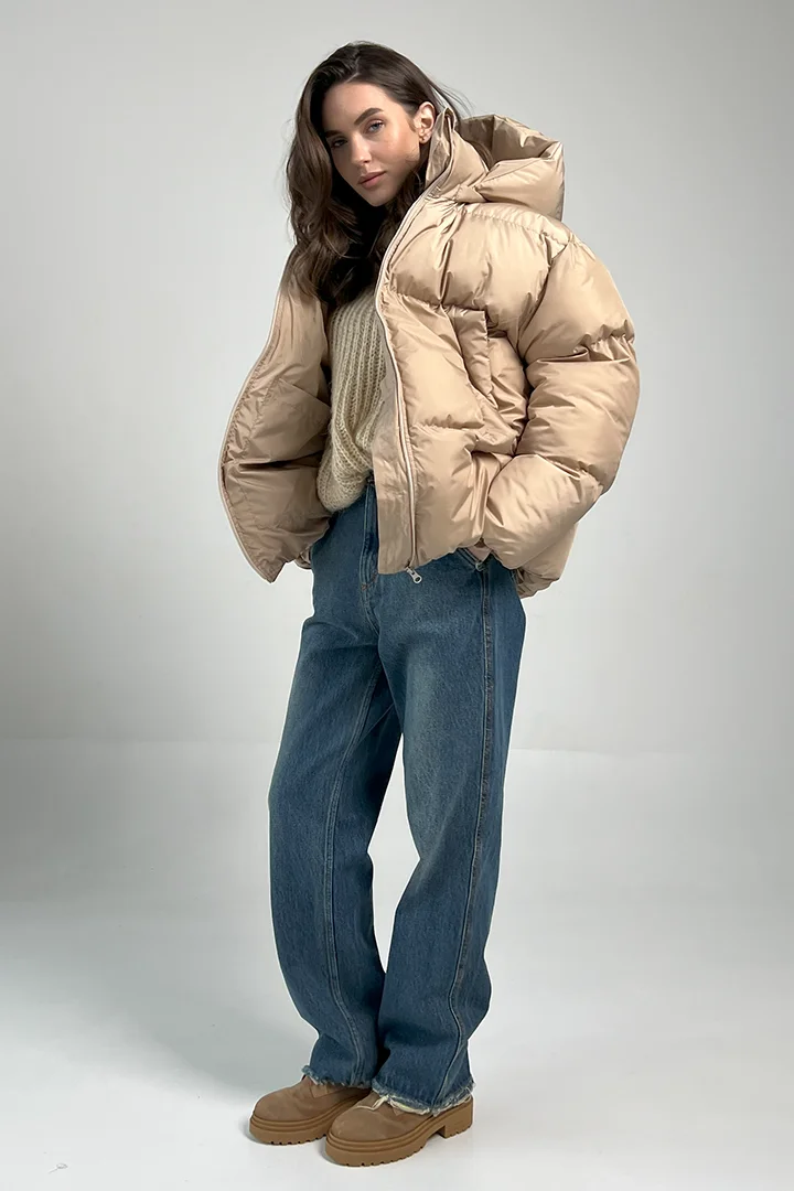 Пуховик Poofer beige Пуховик Poofer beige